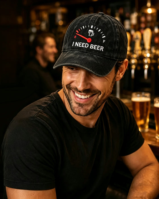 Casquette De Baseball Brodée Bière Tableau De Bord
