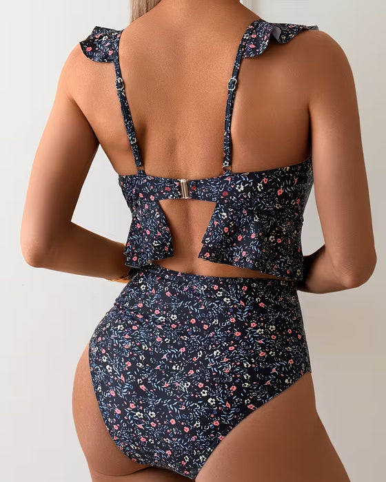 Bikini Petit Floral Volanté