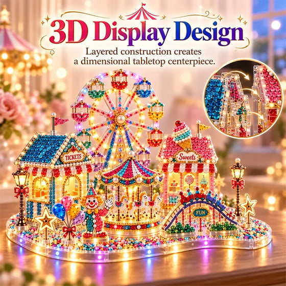 3D LED Noël Art Diamant DIY Kit