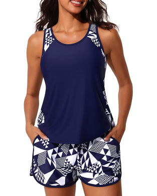 Bikini Poche Short Imprimé Plage