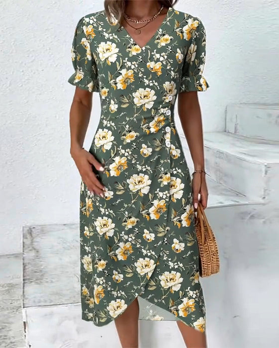 Robe En V Élégante Navetteur