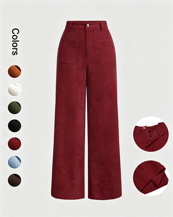 Pantalon Large Jambe Droit