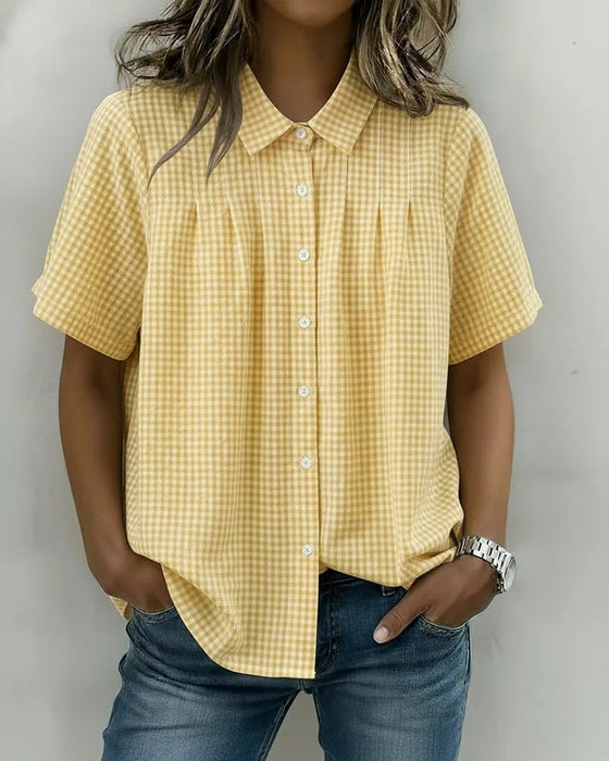 Chemise Revers Manches Courtes