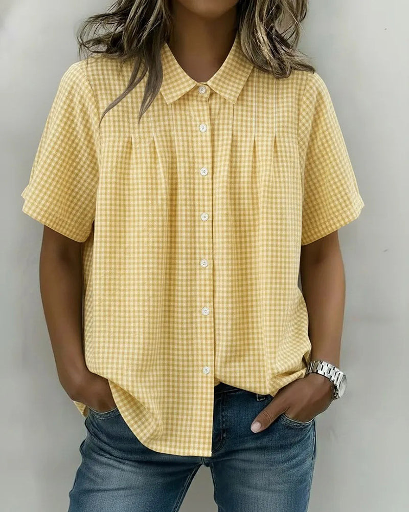 Chemise Revers Manches Courtes