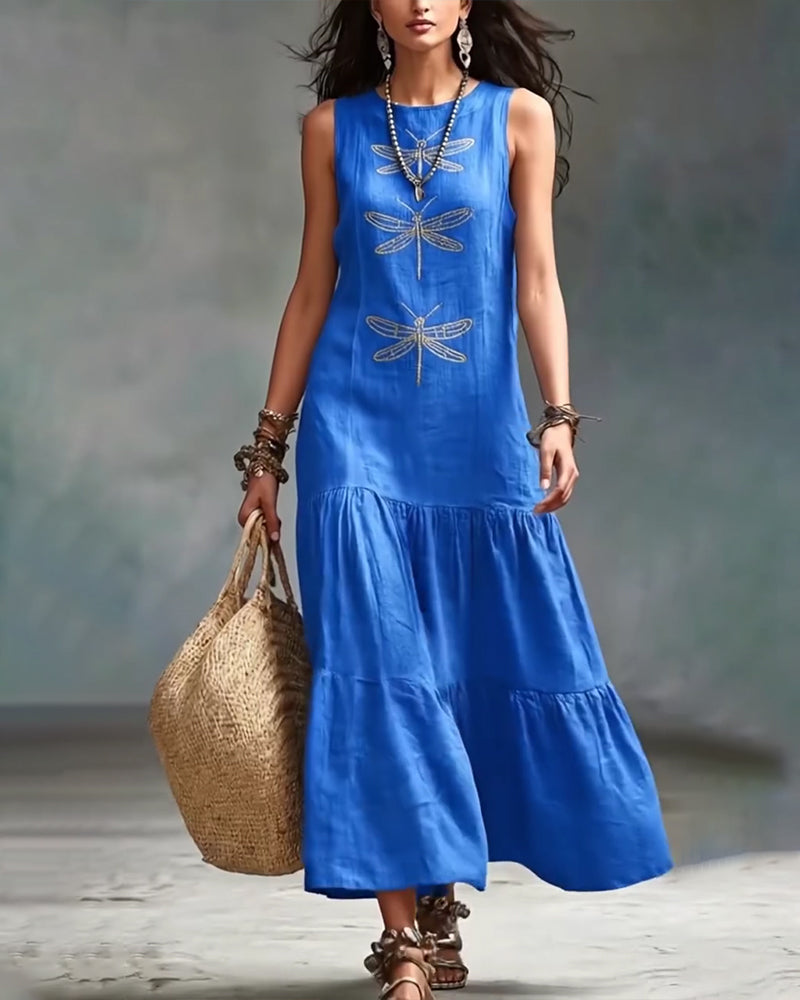 Robe Ourlet A Sans Manches Longue