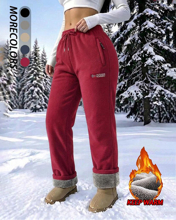 Pantalon Chaud Polaire Poche