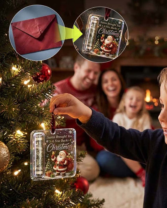 Noël Argent Cadeau Ornement