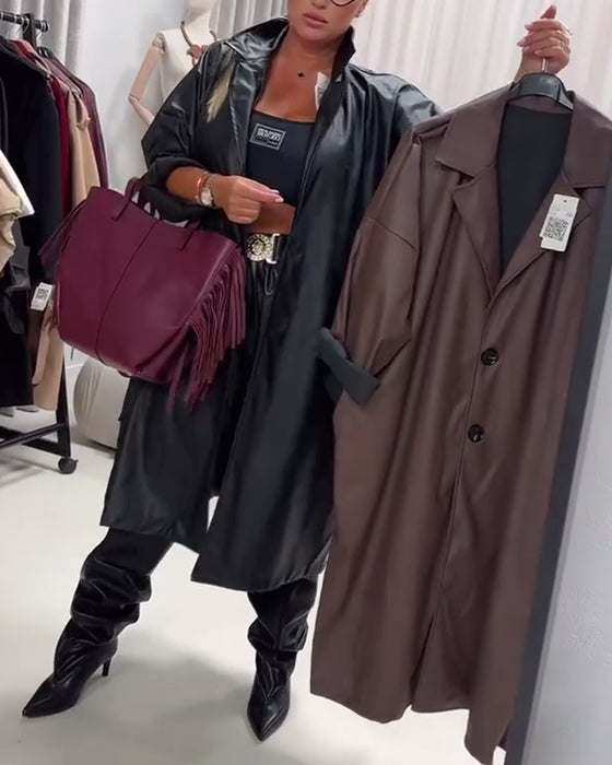 Manteau Street Fashion Revers