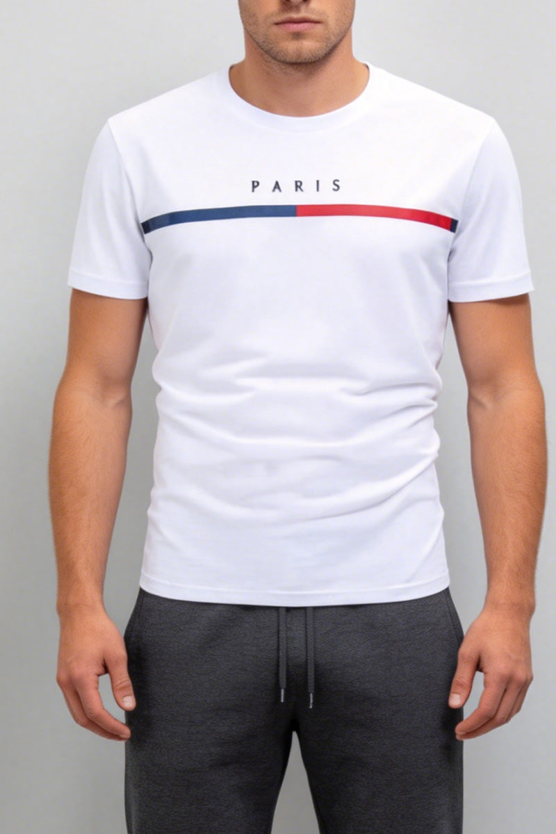 T-Shirt Séchage Rapide Encolure Ronde Manche Courte