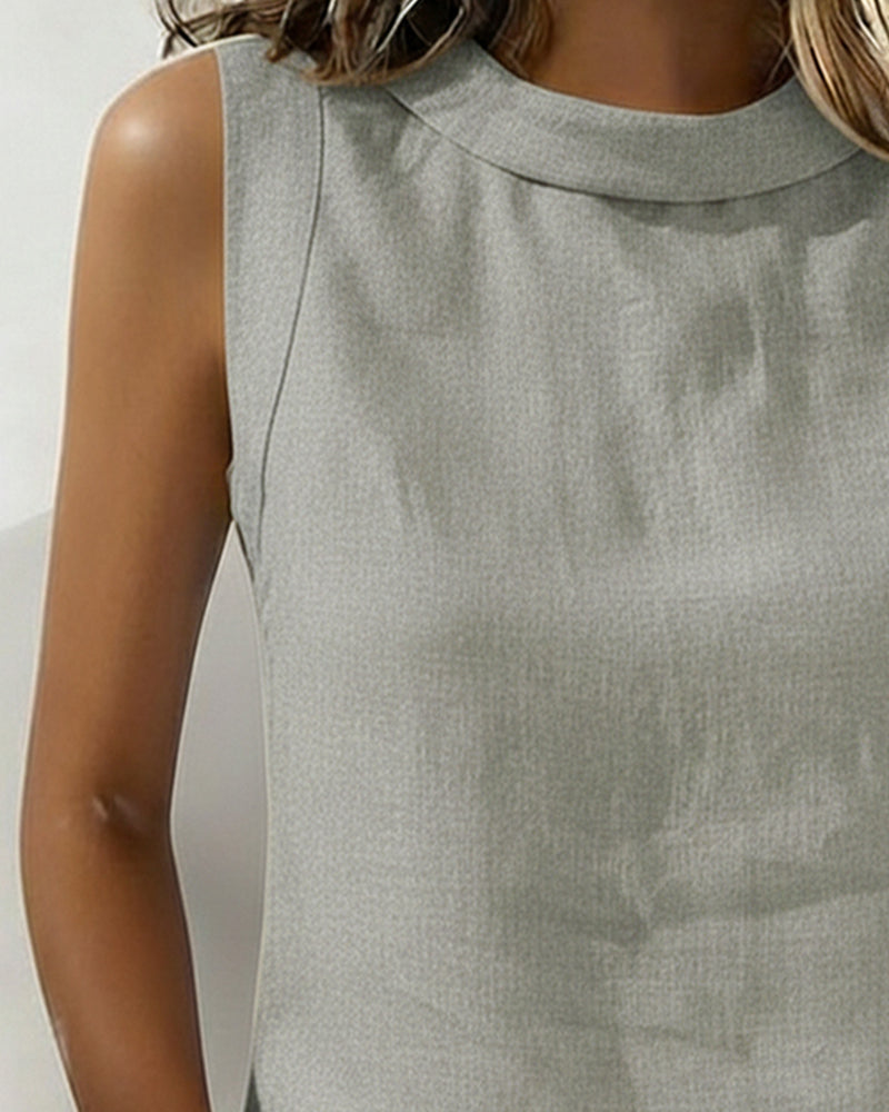 Chemisier Pur Coton Col Manches Longues