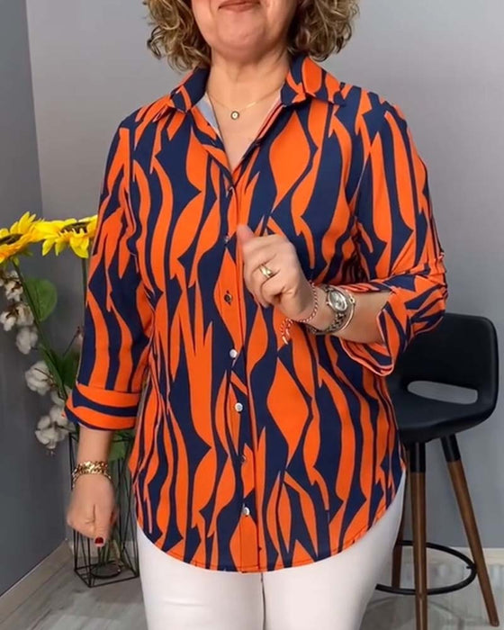 Blouse Imprimée Casual