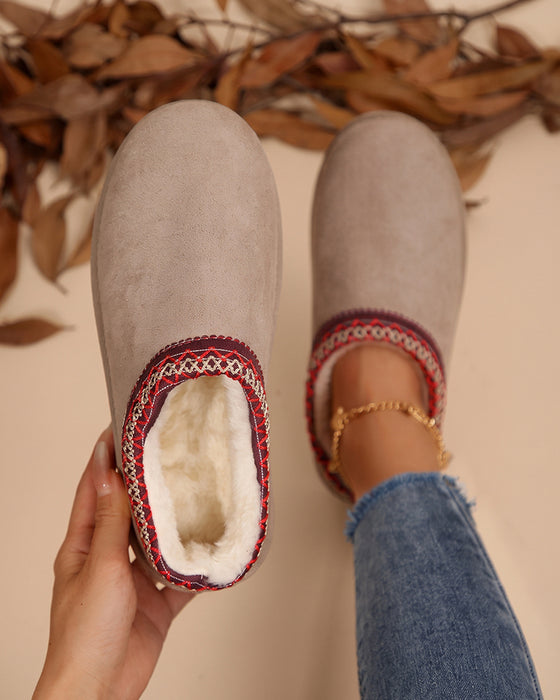 Femme Chaussons Slip-On