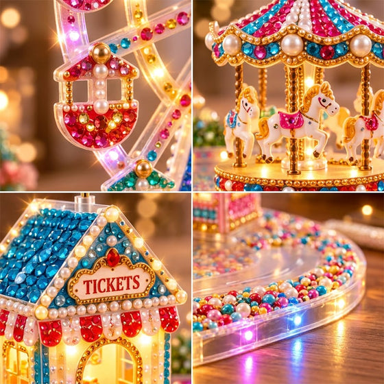 3D LED Noël Art Diamant DIY Kit