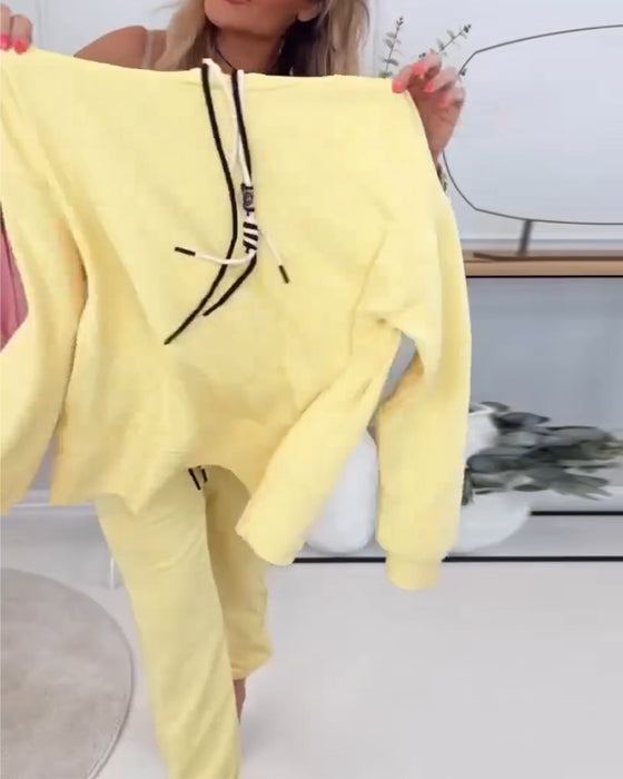 Costume Deux-Pièces Style Street Sweat Sport