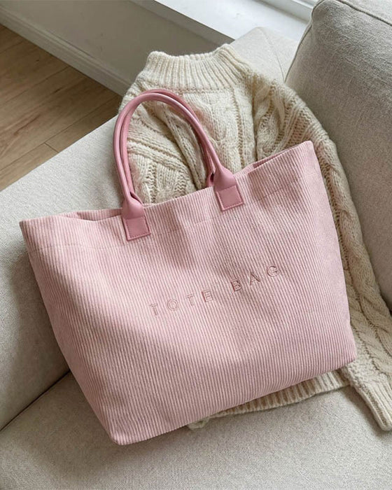 Sac Imprimé Lettre Tote