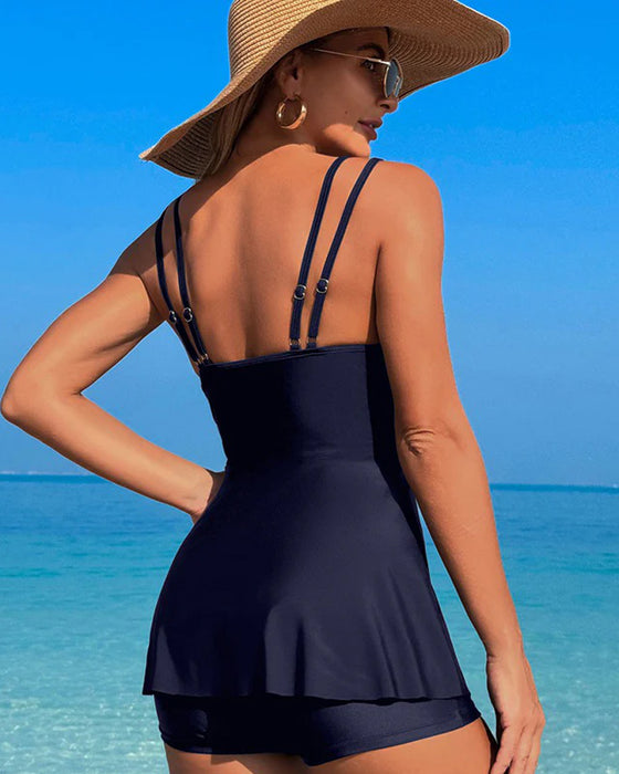 Tankini Sexy Transparent Mesh Patchwork
