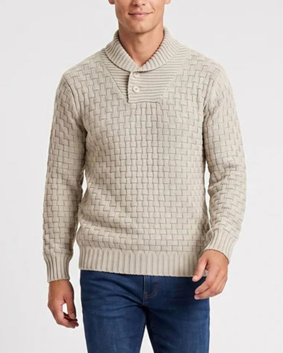 Pull-Over Homme À Carreaux Décontracté