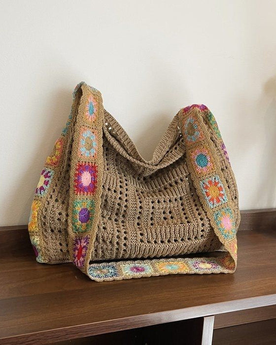 Sac Femme'S Ethnique Crochet Corps Croisé