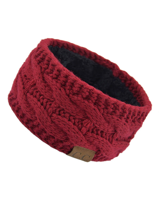 Bandeau En Tricot Polaire Pour Automne Et Hiver