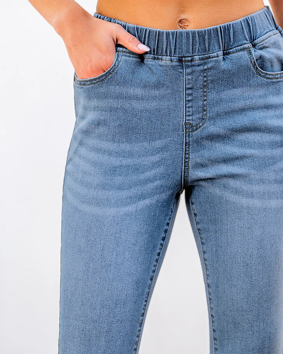 Jean Taille Élastique Capri