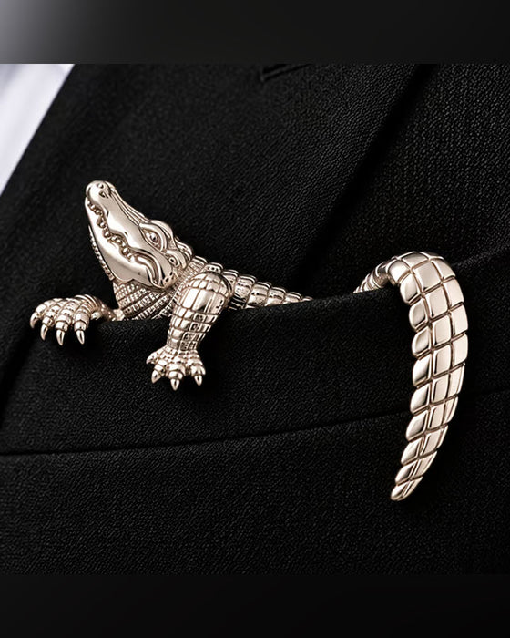 ✨ Broche Luxe Sculpté Animal