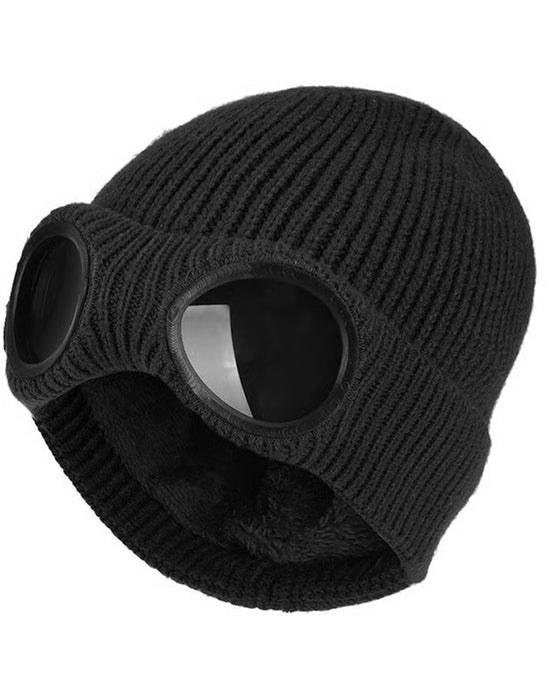 Bonnet Unisexe Uni Avec Design De Lentille De Lunettes