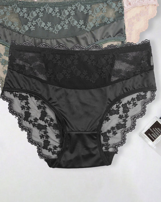Culotte Uni Dentelle