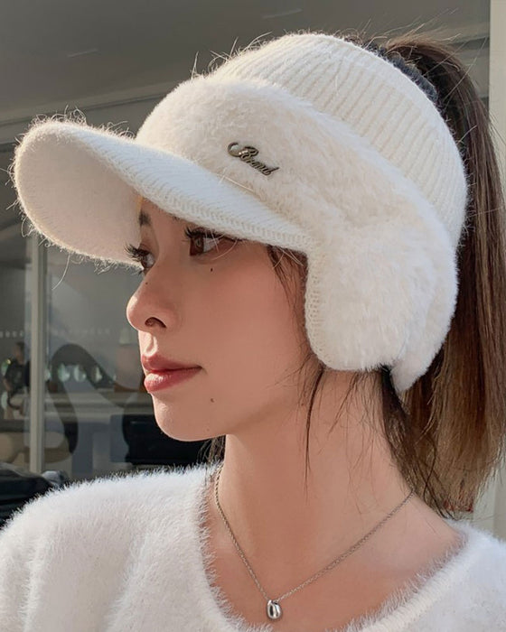 Bonnet Chaud Tricoté Tendance