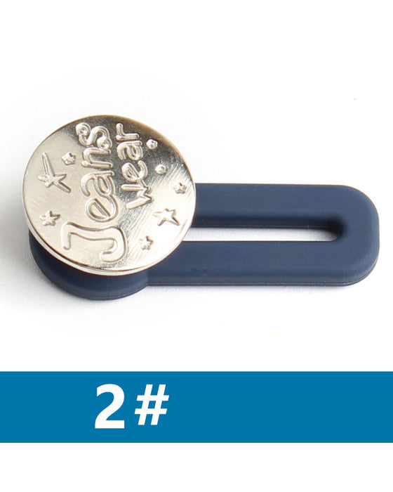 Bouton De Rallonge De Taille À Ressort En Métal Pour Jean