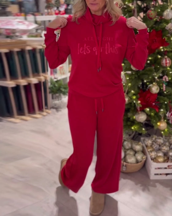 Ensemble Deux Pièces Décontracté Style Sportswear