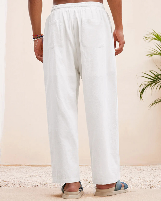 Pantalon Homme Décontracté Jambe Droite