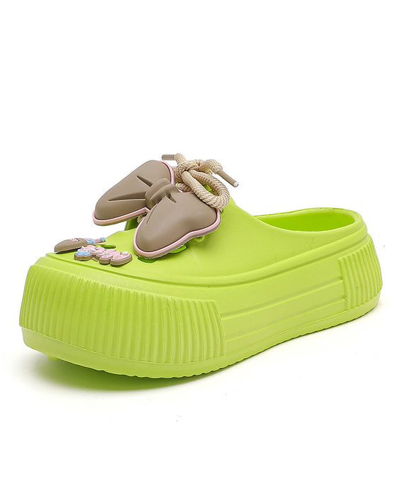 🌴 Chaussons Respirants pour Femmes avec Décoration Fleurie