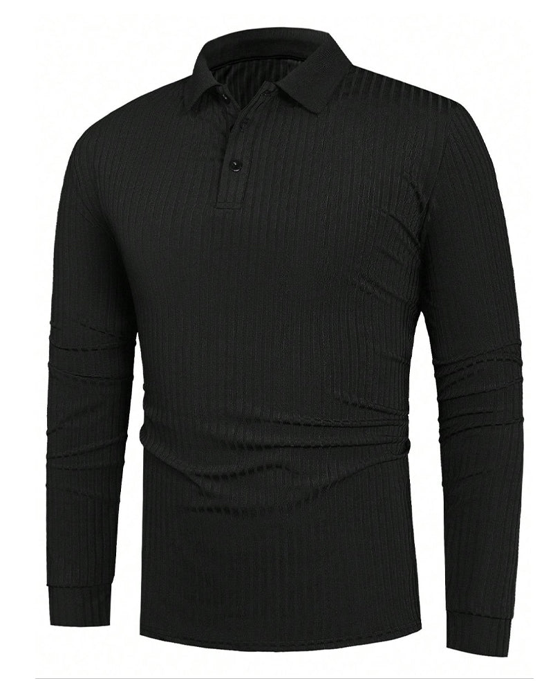 Chemise Col Bouton Rayure Verticale