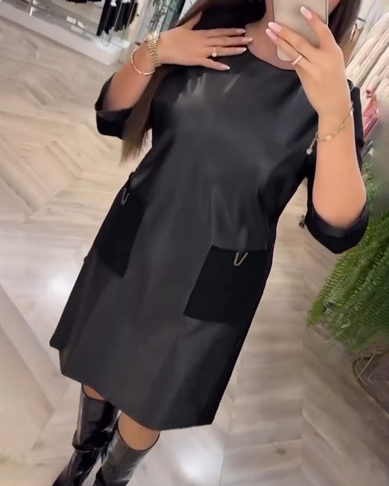 Robe À La Mode Droite