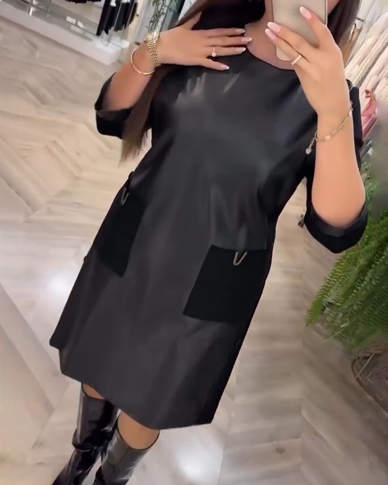 Robe À La Mode Droite