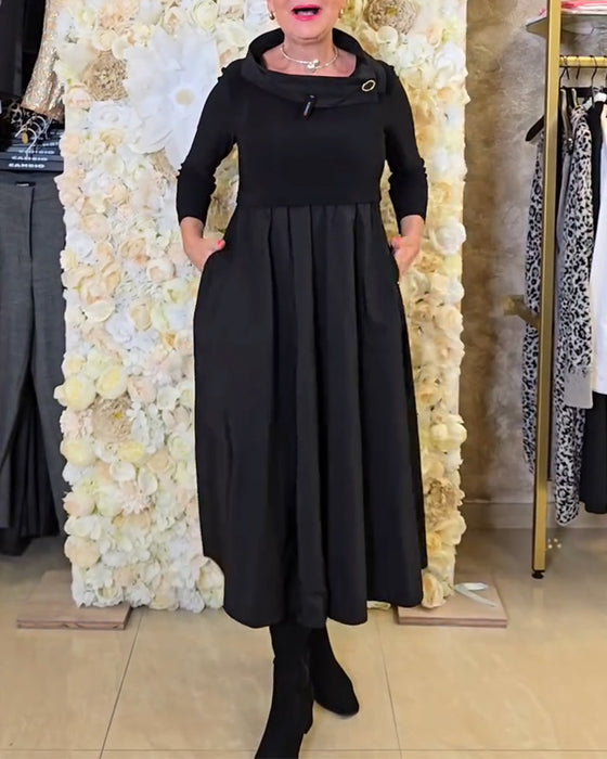 Robe Tendance Street Uni A-Ligne