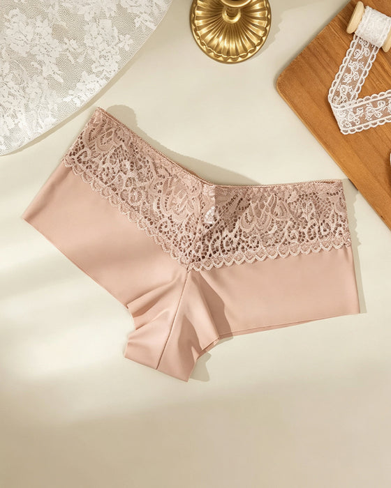 Lingerie Respirant Découpé Boxer Femme
