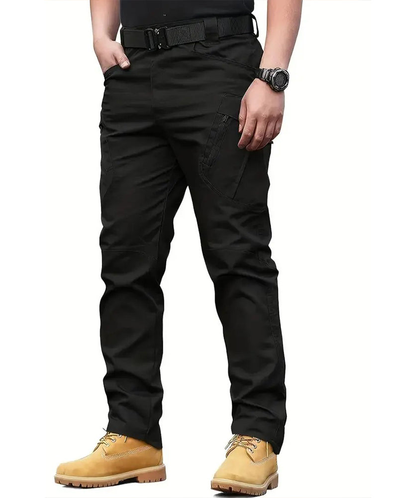 Pantalon Homme Tactique Pantalon Cargo, Multi-Poche Respirant Durable Travail Randonnée