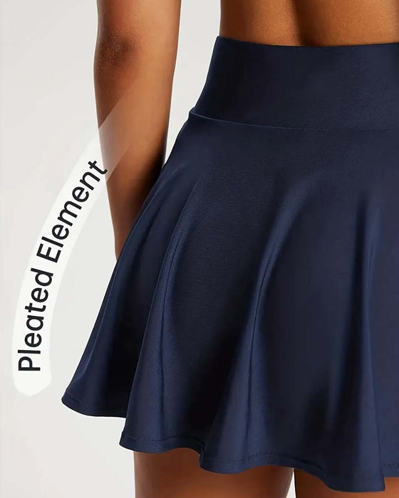 Jupe Taille Haute Tennis Plissée