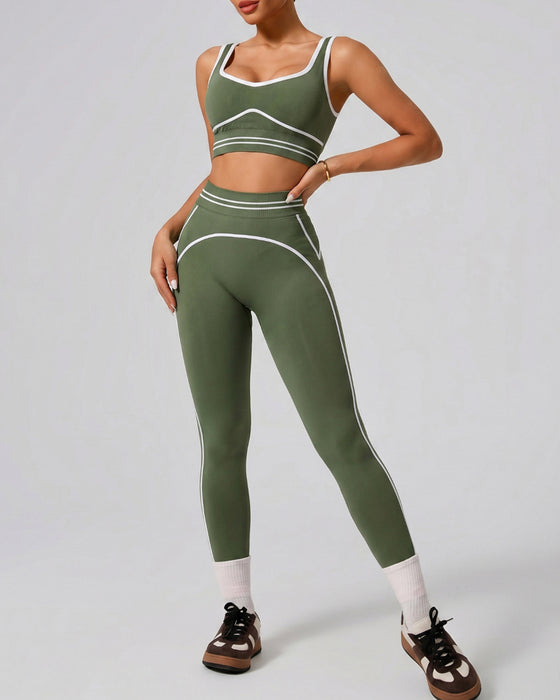 Set Sport Tank Taille Haute Yoga