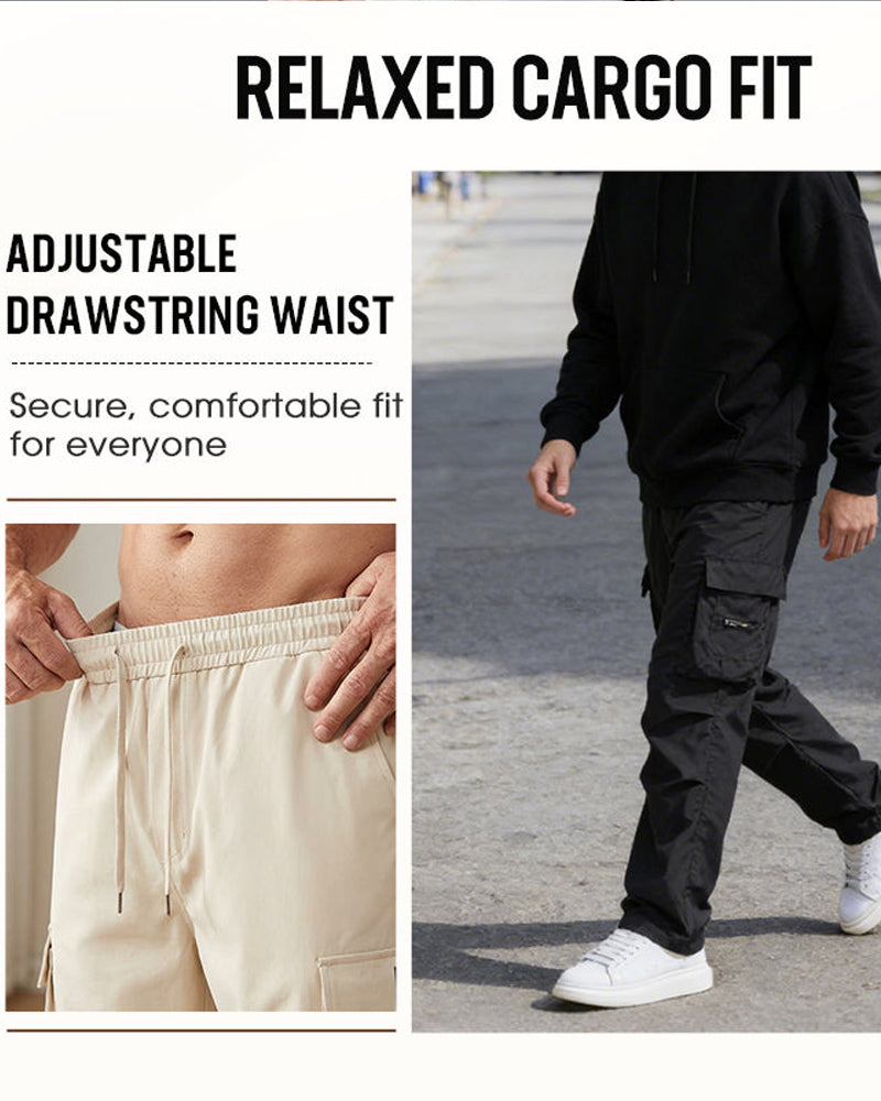 ✨ Pantalon Cargo Homme – Multi-poches, Extensible, Décontracté ✨