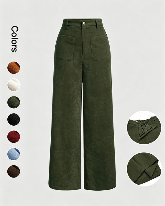 Pantalon Large Jambe Droit