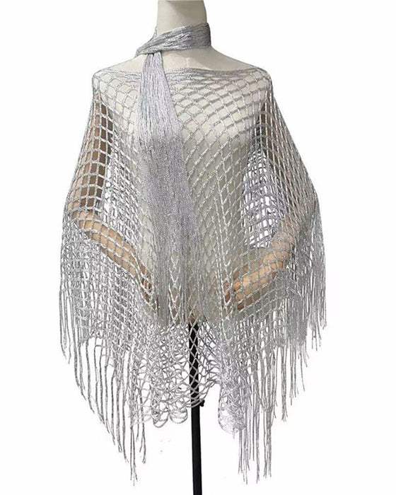 Pullover Frange Mesh Évidé