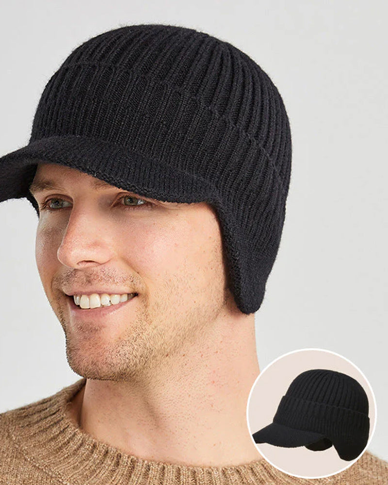 Chapeau Extérieur Équitation Élastique Chaud Protection Oreilles Tricoté