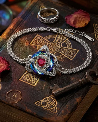 Bracelet Pierre De Naissance Nœud Trinity