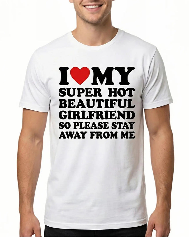 T-Shirt Graphisme Lettre Humoristique