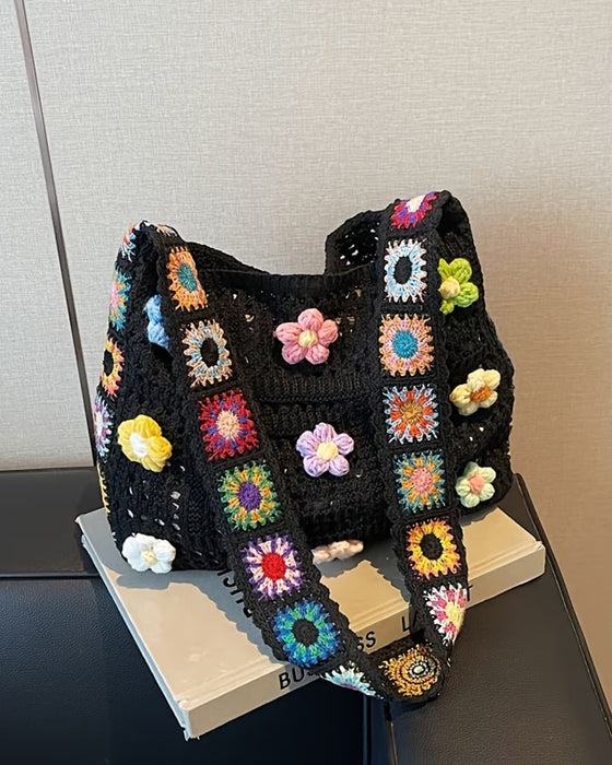 Sac Femme'S Ethnique Crochet Corps Croisé
