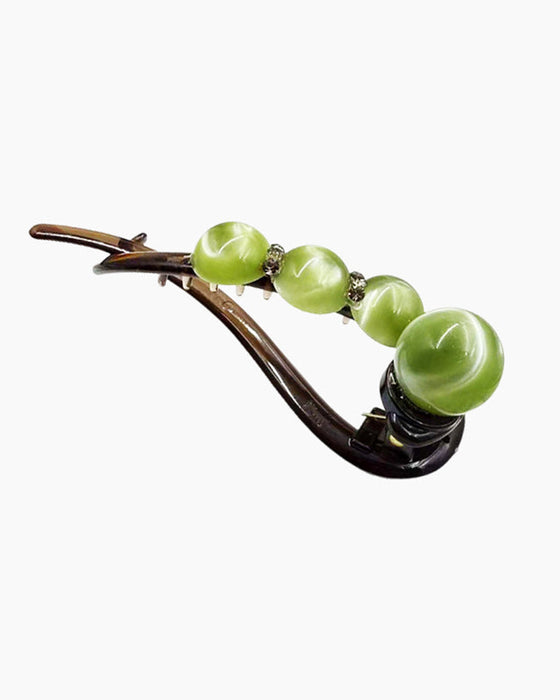 Barrette Élégante Pour Coiffures Vers L’Arrière