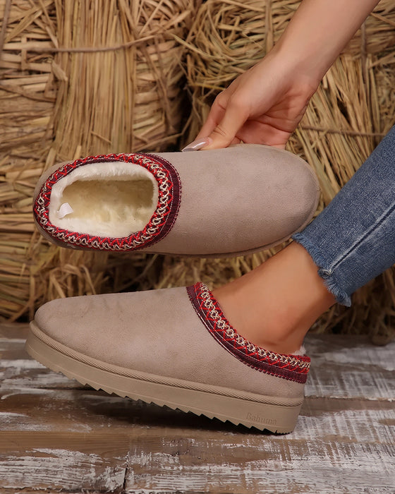 Femme Chaussons Slip-On
