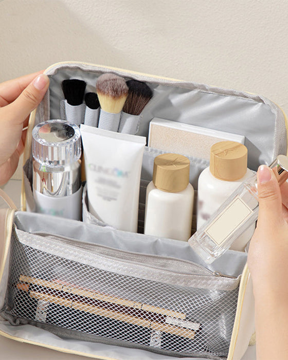 Trousse De Maquillage Imperméable Grande Capacité Portable